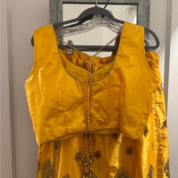 NEW Beautiful embroidered lehenga - Picture 6 of 7